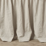 Ruched Ruffle Elastic Easy Wrap Around Bedskirt Neutral Single Queen/King/Cal King