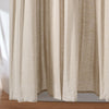Linen Button Shower Curtain Gray Single 72X72