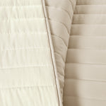 Soft Stripe All Season Quilt/Coverlet Neutral/Ivory 3Pc Set King