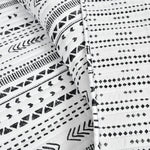 Hygge Stripe Quilt Black/White 3Pc Set King