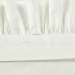 Reyna Cotton Duvet Cover White 3Pc Set Full/Queen