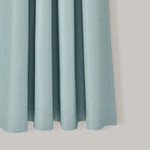 Lush D�cor Insulated Grommet Blackout Curtain Panels Blue Pair Set 52x95