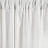 Boho Pom Pom Tassel Linen Window Curtain Panel Off White Single 52x84