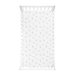 Jungle Adventure Organic Cotton Fitted Crib Sheet Gray 2Pk 28x52x9