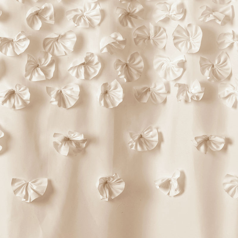 Lucia Ivory Shower Curtain 72x72