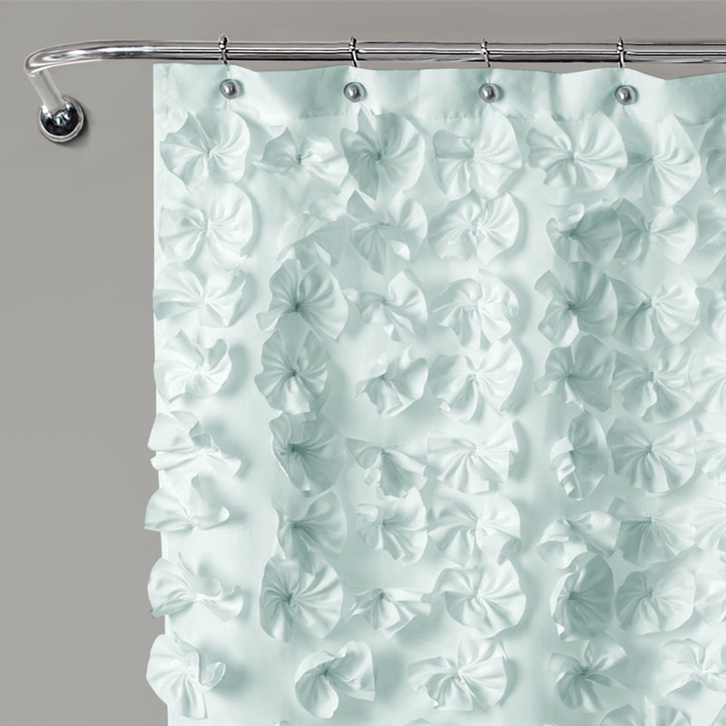 Lucia Blue Shower Curtain 72x72