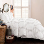 Avon Comforter White 3Pc Set King