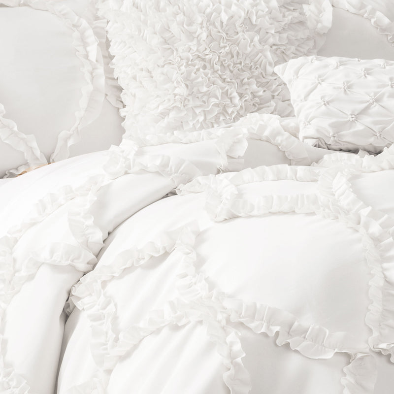Avon Comforter White 3Pc Set King