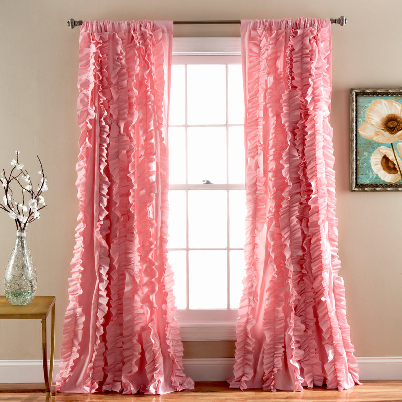 Belle Window Panel Single Pink 54x84