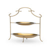 Wynette Two-Tiered Oval Serving Tray