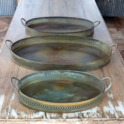 Patina Serving Trays