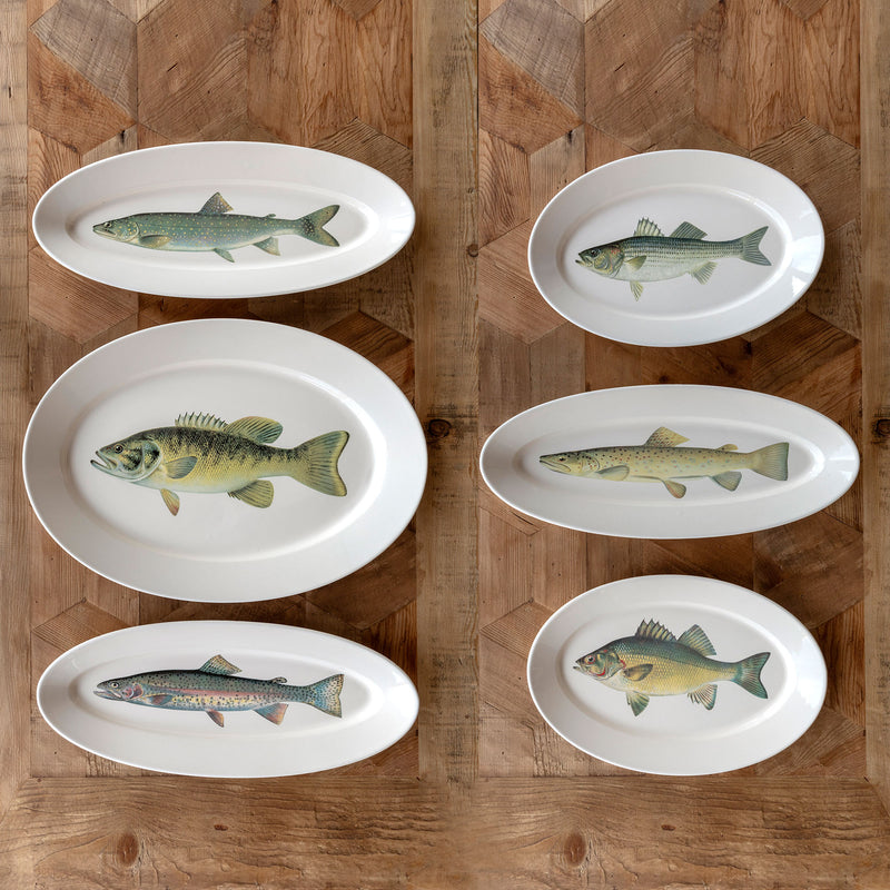 Collected Fish Platters Set of 6