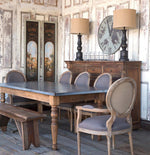 Reclaimed Pine Column Console