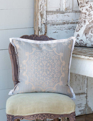 Edge Hill Down Pillow Weathered Blue
