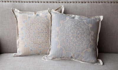 Edge Hill Down Pillow Weathered Blue