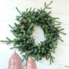 32" Blue Spruce Wreath LED