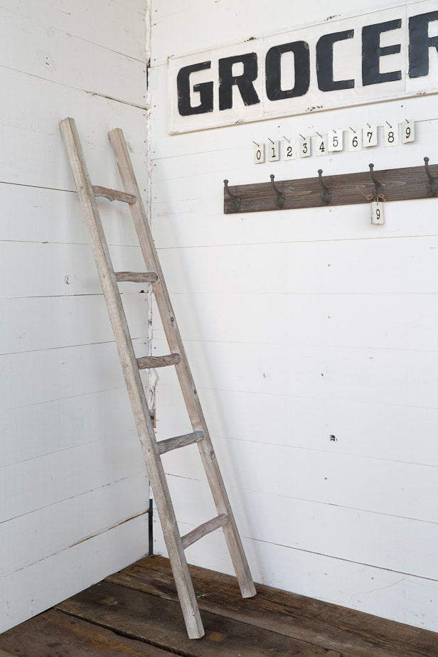 Primitive Wooden Display Ladder