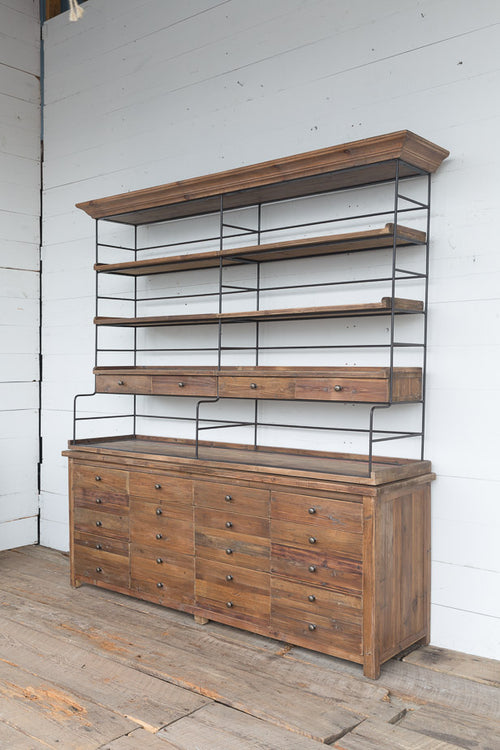 Old Pine Double Bakers Rack