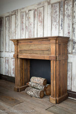 Reclaimed Pine Fireplace Mantel