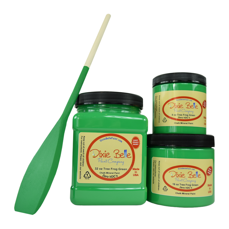 Tree Frog Green Chalk Mineral Paint Dixie Belle