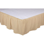 Burlap Vintage Ruffled Bed Skirt