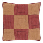 Ninepatch Star Quilted Euro Sham 26x26