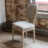 Dining Chair With White Washed Finish