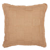 Jute Burlap Natural Weave Pillow 18x18