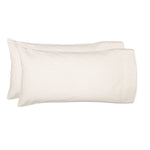 Burlap Antique White Pillow Case Set of 2