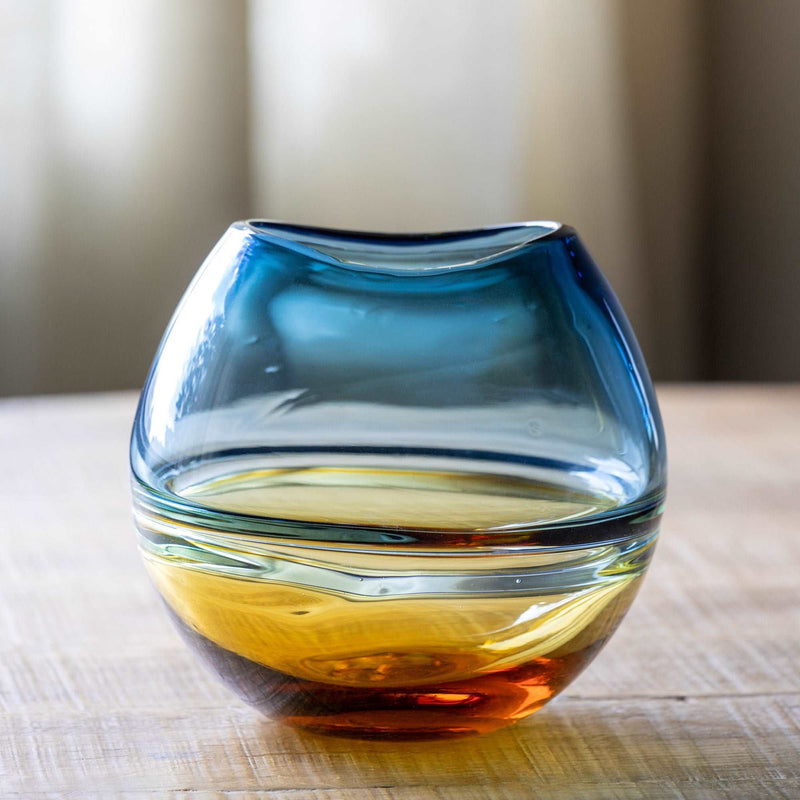 Ansen Glass Vase Round