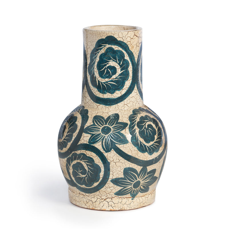 Delphine Tall Terracotta Vase