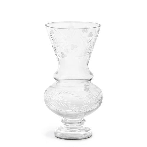 Wallace Etched Glass Vase Small