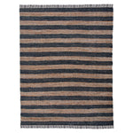 Leather and Hemp Woven Rug 7'9" x 9'9"