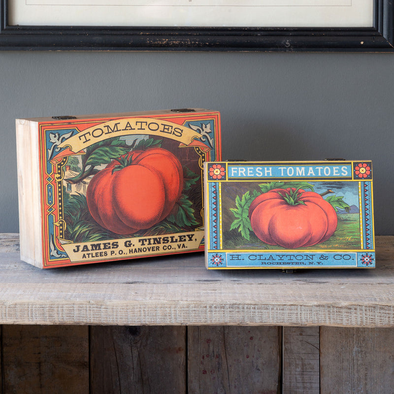 Tomato Seed Pack Storage Boxes