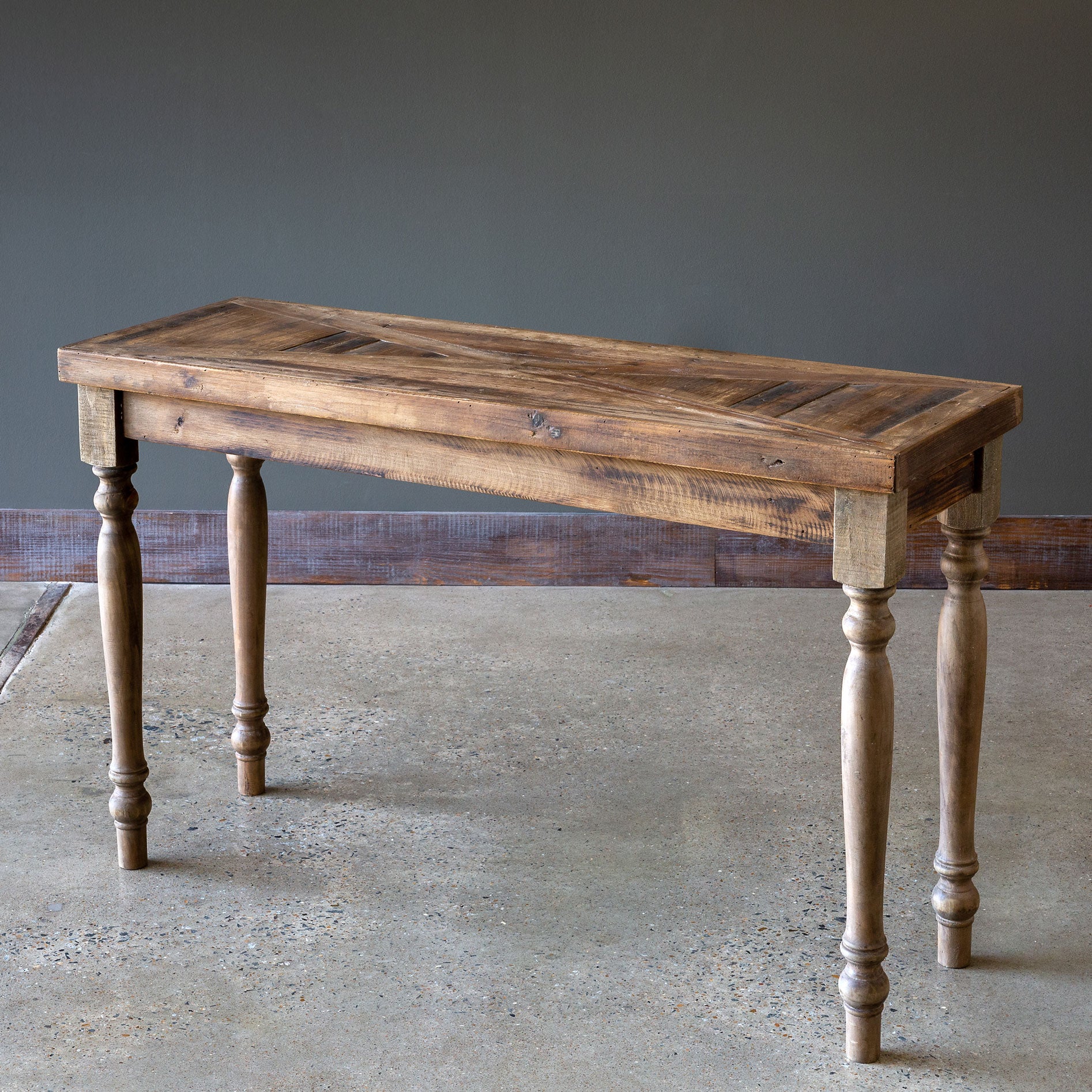 Reclaimed Wood Fixture Console Table – Rustic Tuesday