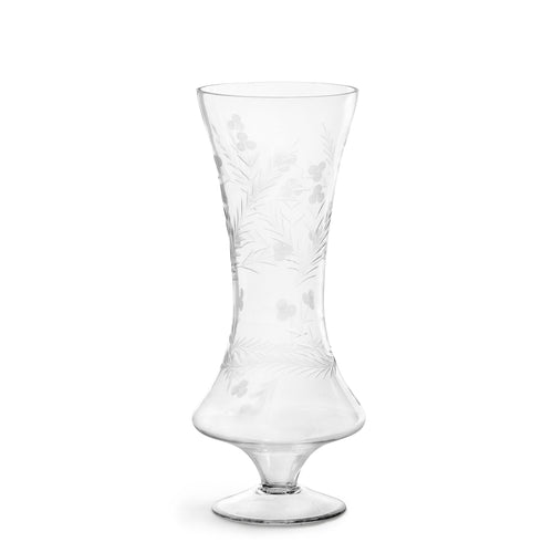 Zelda Etched Glass Vase Medium