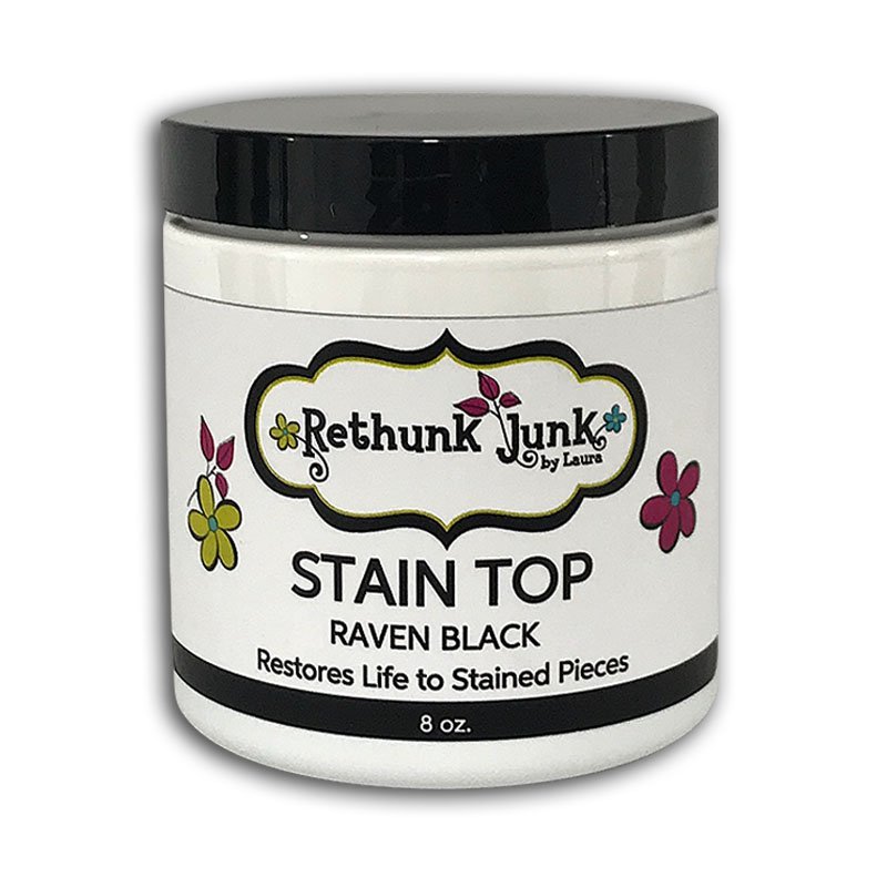 Stain Top Raven Black Rethunk Junk Paint