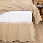 <img src="t3oia1z69za30mejepu8.jpg" alt="Burlap Vintage Ruffled Queen Bed Skirt 60x80x16">