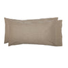 Sawyer Mill Charcoal Ticking Stripe Pillow Case Set of 2